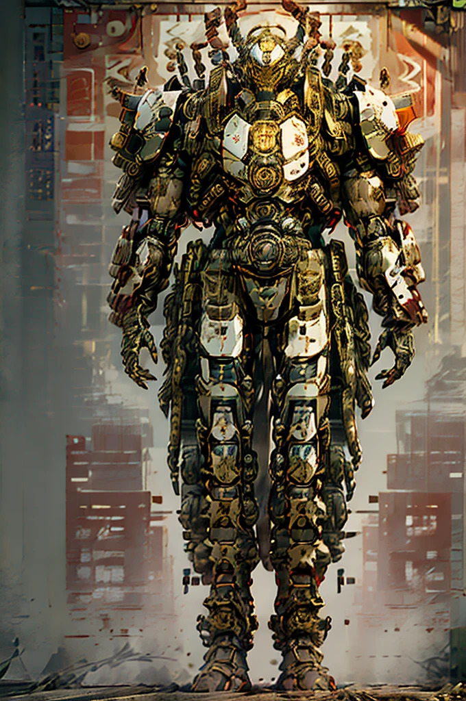 (masterpiece, best quality, ultra-detailed), Shinobi Kage-X1 mecha, 8 meters tall, 15 tons, hybrid-electric propulsion system with silent modules, lightweight composite materials with stealth coating, sleek and agile design, equipped with plasma blades, precision energy blasters, smoke grenade launchers, advanced stealth capabilities, highly agile joints, enhanced sensors for night vision and thermal imaging, standing in a dimly lit urban alleyway, cloaked in shadows, emitting a faint blue glow from its sensors, cyberpunk aesthetic, intricate mechanical details, dynamic pose, cinematic lighting, high-tech environment