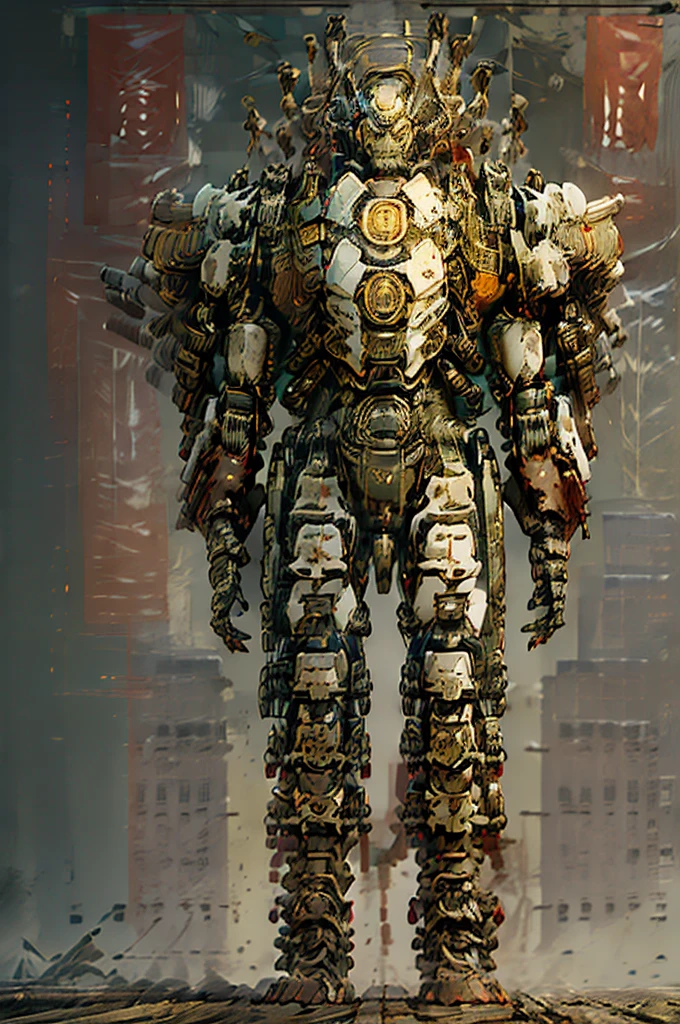 (masterpiece, best quality, ultra-detailed), Shinobi Kage-X1 mecha, 8 meters tall, 15 tons, hybrid-electric propulsion system with silent modules, lightweight composite materials with stealth coating, sleek and agile design, equipped with plasma blades, precision energy blasters, smoke grenade launchers, advanced stealth capabilities, highly agile joints, enhanced sensors for night vision and thermal imaging, standing in a dimly lit urban alleyway, cloaked in shadows, emitting a faint blue glow from its sensors, cyberpunk aesthetic, intricate mechanical details, dynamic pose, cinematic lighting, high-tech environment