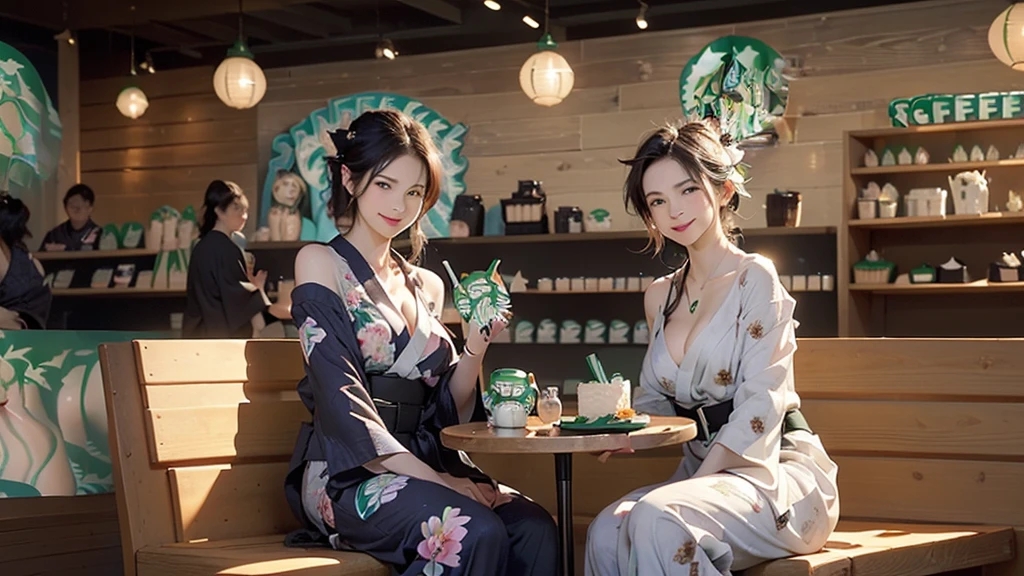 (((((((((Emphasize cleavage)))))))))
(((((((Bra is visible)))))))
(((((((((I can see your shoulders)))))))))
(((((((((Three Women)))))))))
(((((((((((Woman in floral yukata))))))))))
((((((White skin))))))
((((((Heavy makeup))))))
((((((Beautiful Face))))))
(((((((((Full body photo)))))))))
(((((((お洒落でcuteInside the Starbucks store)))))))
8k、RAW Photos、Highest quality、Super detailed、Super Resolution、Ultra HD、8k wallpaper、Amazing details
(((((((((((Inside the Starbucks store)))))))))))、
((((((Sit down and eat cake、Drink Starbucks coffee、smile))))))、((Heart Necklace))
Modern and sleek design:Interior design using natural materials、Many of the designs are warm and made using wood and metal.。 Large windows:自然光をたっぷり取り入れるためのLarge windowsがあり、Providing a bright and open space。 Green Interior:Potted plants are effectively placed、It creates a relaxing atmosphere。 artwork:Works by local artists、Starbucks-related art on display。 Cozy seating:Cushioned chairs and sofas、Bar sheet etc.、A variety of seating options available。 Open kitchen area:Being able to see how drinks and food are made、We provide peace of mind and transparency。 Unique lighting:Antique lamps and chandelierodern lighting fixtures are used。 Comfortable background music:Relaxing music is playing、A comfortable space is provided。 Wide々Table space:一人でもグループでも使いやすいWide々There is a table with。 Community Table:There is a large table where you can socialize with other customers.。 Seasonal decorations:The decorations are themed according to the season.。 Design with a local feel:The design incorporates the local culture and characteristics.。 Fragrance production:コーヒーの香りが店内にWideがり、A space that satisfies the five senses has been created.。 Conversation with a barista:フレンドリーなConversation with a baristaが楽しめるカウンターエリアがあります。
8k、RAW Photos、Highest quality、masterpiece:1.2、Super detailed、Super Resolution、Ultra HD、8k wallpaper、Amazing details、Photorealistic:1.4、Having fun by the water、Full Body Shot、Full body photo、High-resolution RAW color photos、Professional photos、A scene full of emotion、Very detailed and beautiful、Ultra HD、8k wallpaper、Amazing details、Huge file sizes、Highly detailed beautiful girls、Highly detailed face Highly detailed eyes、Extremely realistic skin、 Highly detailed fingers, Highly detailed nose, Highly detailed mouth, Perfect Anatomy, Highly detailed background, Highly detailed clothing, Teen, cute女の子, Famous Japanese Idols, cute, Realistic body, Slender, White skin, Glowing Skin, Slim body, Realistic Face, Delicate eyes, double eyelid,