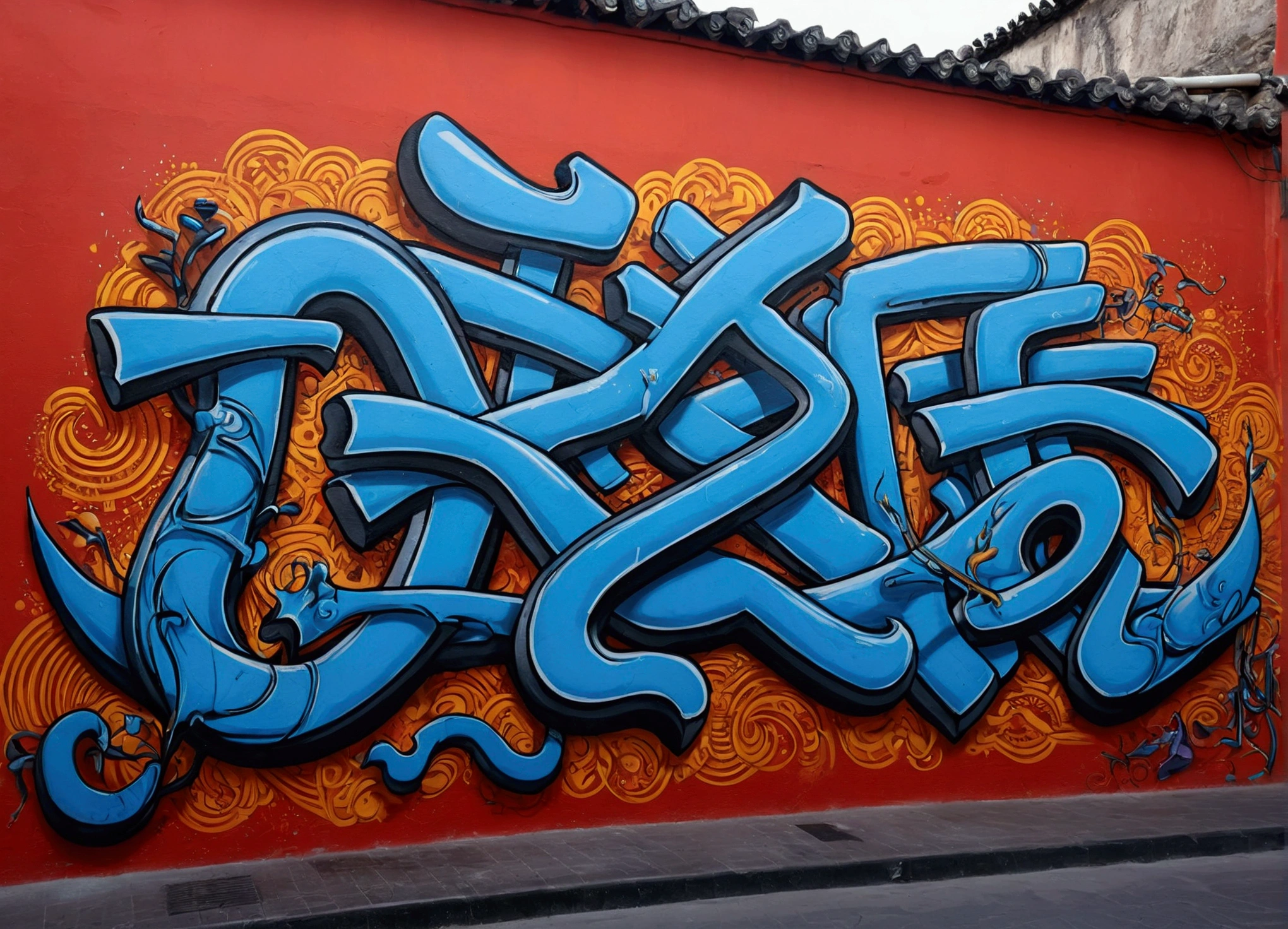 Traditional culture graffiti Contemporary culture graffiti