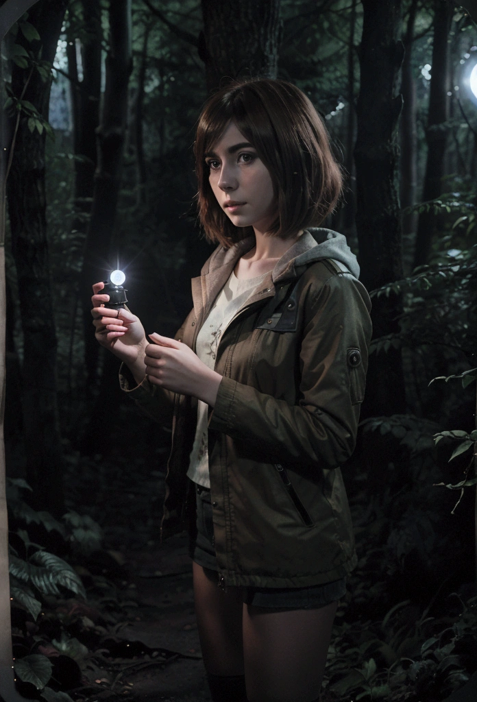 (masterpiece, best quality, highres:1.5)
<lora:LifeStrangeMax:0.8>
LifeStrangeMax, 1girl, solo, brown hair, short hair, exploring an enchanted forest, with a glowing lantern, surrounded by mythical creatures