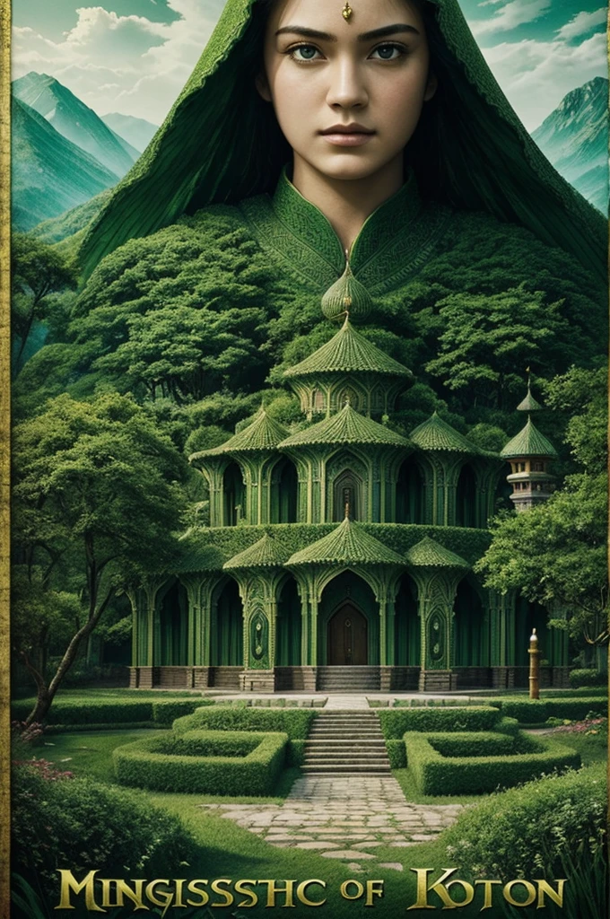 ((best quality)), ((masterpiece)), (detailed), poster, kingdom, green tone