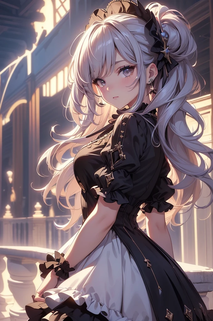 (best quality,4K,8K,high resolution,masterpiece:1.2),Extremely detailed,(Practical,photoPractical,photo-Practical:1.37),Acrylic painting,Wearing a ta dress、Beautiful Spanish model with fluffy hair,Beautiful Spanish Model,magic,Thunder and Lightning,flash,dark