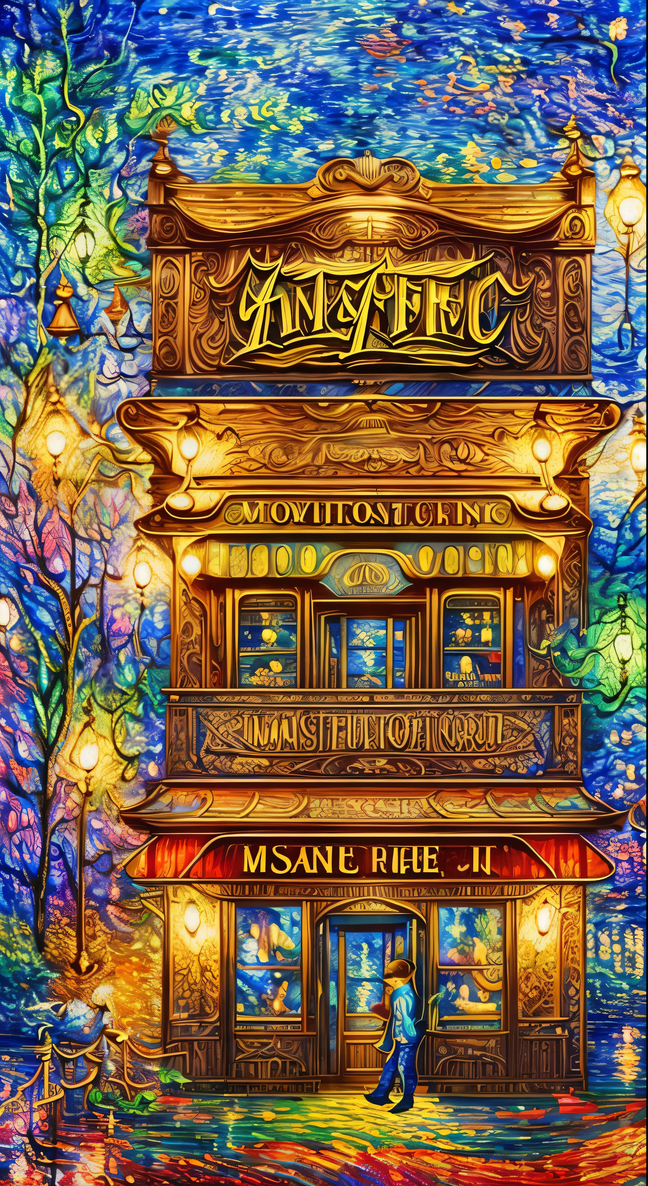 [(transparent background: 1.5)::5],(((masterpiece))),(((best quality))),(((extremely detailed))),illustration, mysterious,vivid color, shiny , (impressionism: 1.4), Pret A Manger, French Fries, Family Barrel, Fish and Chips, (snack bar), (food stand), london, harry potter, Harry Potter, wizarding world, eatery, cuisine, food service, typography, type design, magical style, mystical font, 