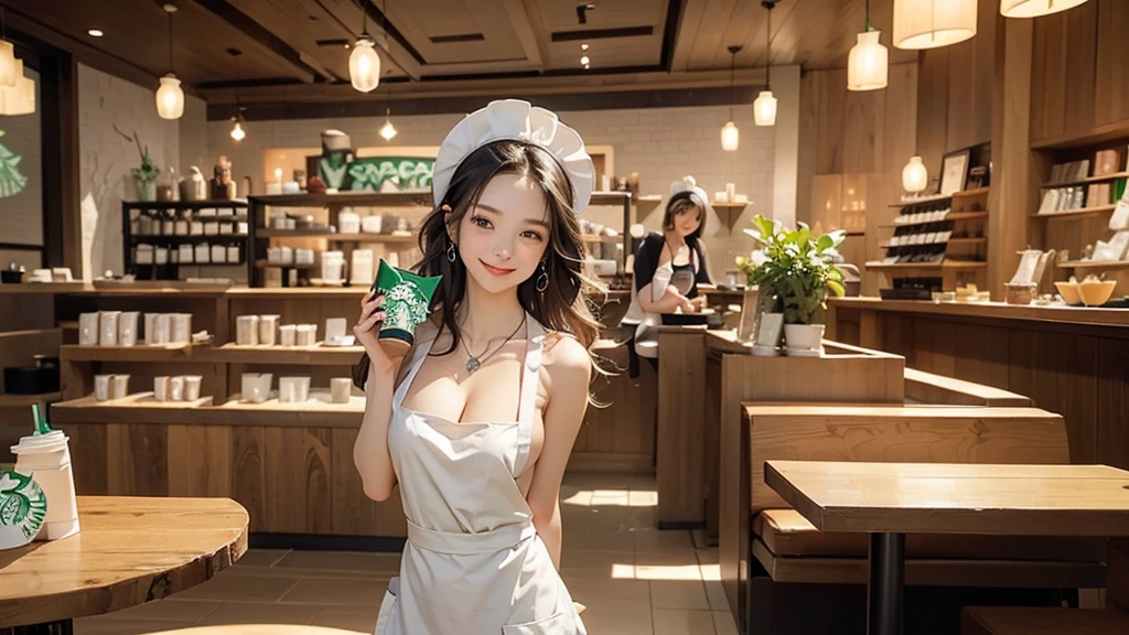 (((((((((Emphasize cleavage)))))))))
((((((((((White nurse uniform mini skirt, smile))))))))))
(((((Large Breasts)))))
(((((((((No nurse hat)))))))))
(((((peace sign)))))
(((((((お洒落でcuteInside the Starbucks store)))))))
8K、RAW Photos、Highest quality、Super detailed、Super Resolution、Ultra HD、8K壁紙、Amazing details
(((((((((((Inside the Starbucks store)))))))))))、
((((((Sit down and eat cake、Drink Starbucks coffee、smile))))))、((Heart Necklace)) Modern and sleek design:Interior design using natural materials、Many of the designs are warm and made using wood and metal.。 Large windows:自然光をたっぷり取り入れるためのLarge windowsがあり、Providing a bright and open space。 Green Interior:Potted plants are effectively placed、It creates a relaxing atmosphere。 artwork:Works by local artists、Starbucks-related art on display。 Cozy seating:Cushioned chairs and sofas、Bar sheet etc.、A variety of seating options available。 Open kitchen area:Being able to see how drinks and food are made、We provide peace of mind and transparency。 Unique lighting:Antique lamps and chandeliers、Modern lighting fixtures are used。 Comfortable background music:Relaxing music is playing、A comfortable space is provided。 Wide々Table space:一人でもグループでも使いやすいWide々There is a table with。 Community Table:There is a large table where you can socialize with other customers.。 Seasonal decorations:The decorations are themed according to the season.。 Design with a local feel:The design incorporates the local culture and characteristics.。 Fragrance production:コーヒーの香りが店内にWideがり、A space that satisfies the five senses has been created.。 Conversation with a barista:フレンドリーなConversation with a baristaが楽しめるカウンターエリアがあります。 8K、RAW Photos、Highest quality、masterpiece:1.2、Super detailed、Super Resolution、Ultra HD、8K壁紙、Amazing details、Photorealistic:1.4、Having fun by the water、Full Body Shot、Full body photo、High-resolution RAW color photos、Professional photos、A scene full of emotion、Very detailed and beautiful、Ultra HD、8K壁紙、Amazing details、Huge file sizes、Highly detailed beautiful girls、Highly detailed face Highly detailed eyes、Extremely realistic skin、 Highly detailed fingers, Highly detailed nose, Highly detailed mouth, Perfect Anatomy, Highly detailed background, Highly detailed clothing, Teen, cute女の子, Famous Japanese Idols, cute, Realistic body, Slender, White skin, Glowing Skin, Slim body, Realistic Face, Delicate eyes, double eyelid,
