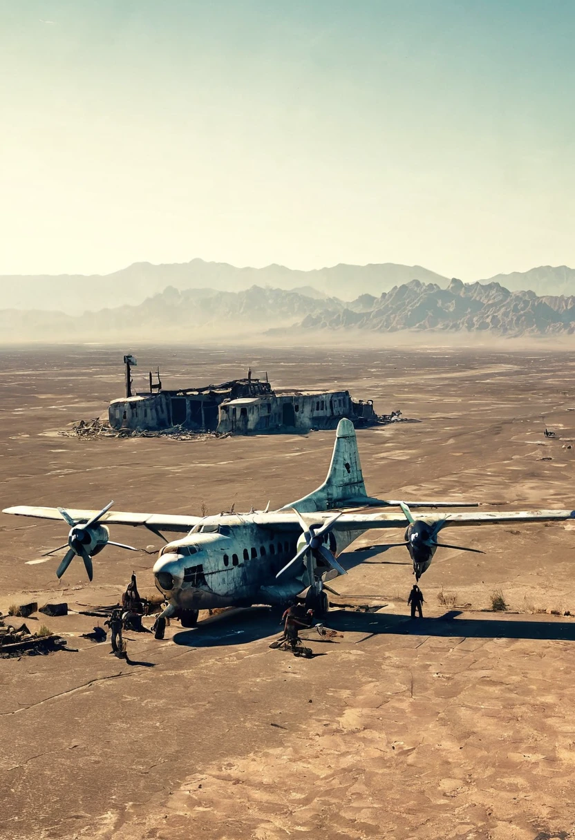 plane desert post apocalyptic