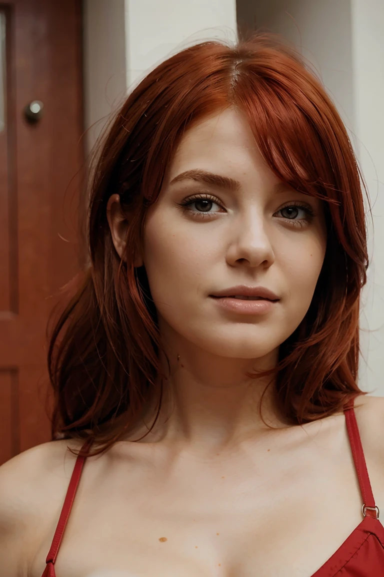 woman, Red hair,