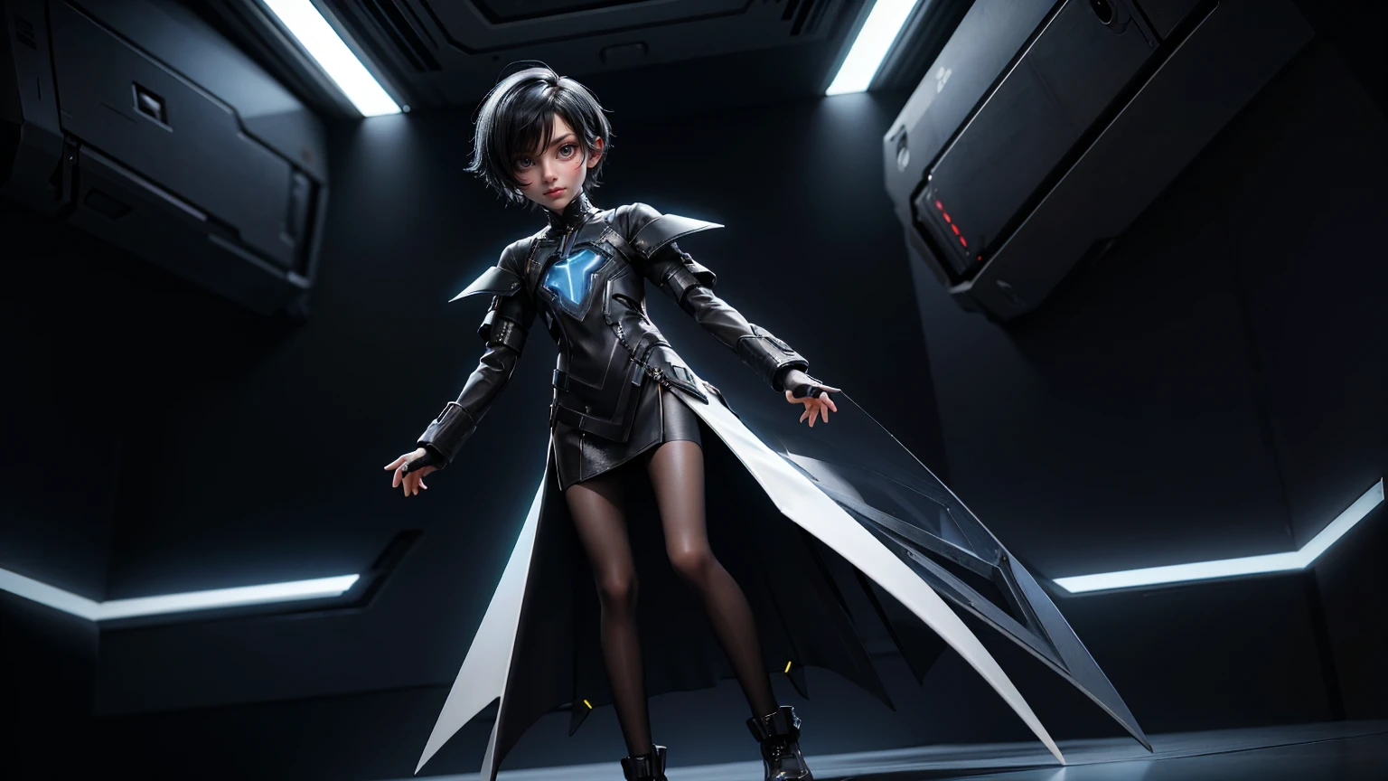 gaming boy, wearing a futuristic gaming dress, , black hairs, futuristic dress, gaming full straight standing pose, student, , Full body, boy, , gaming boy, Simple plain background, HD, standing, modern futuristic dress, front view, modern dresses, unique, Buzz Cut hair style, short hairs.
