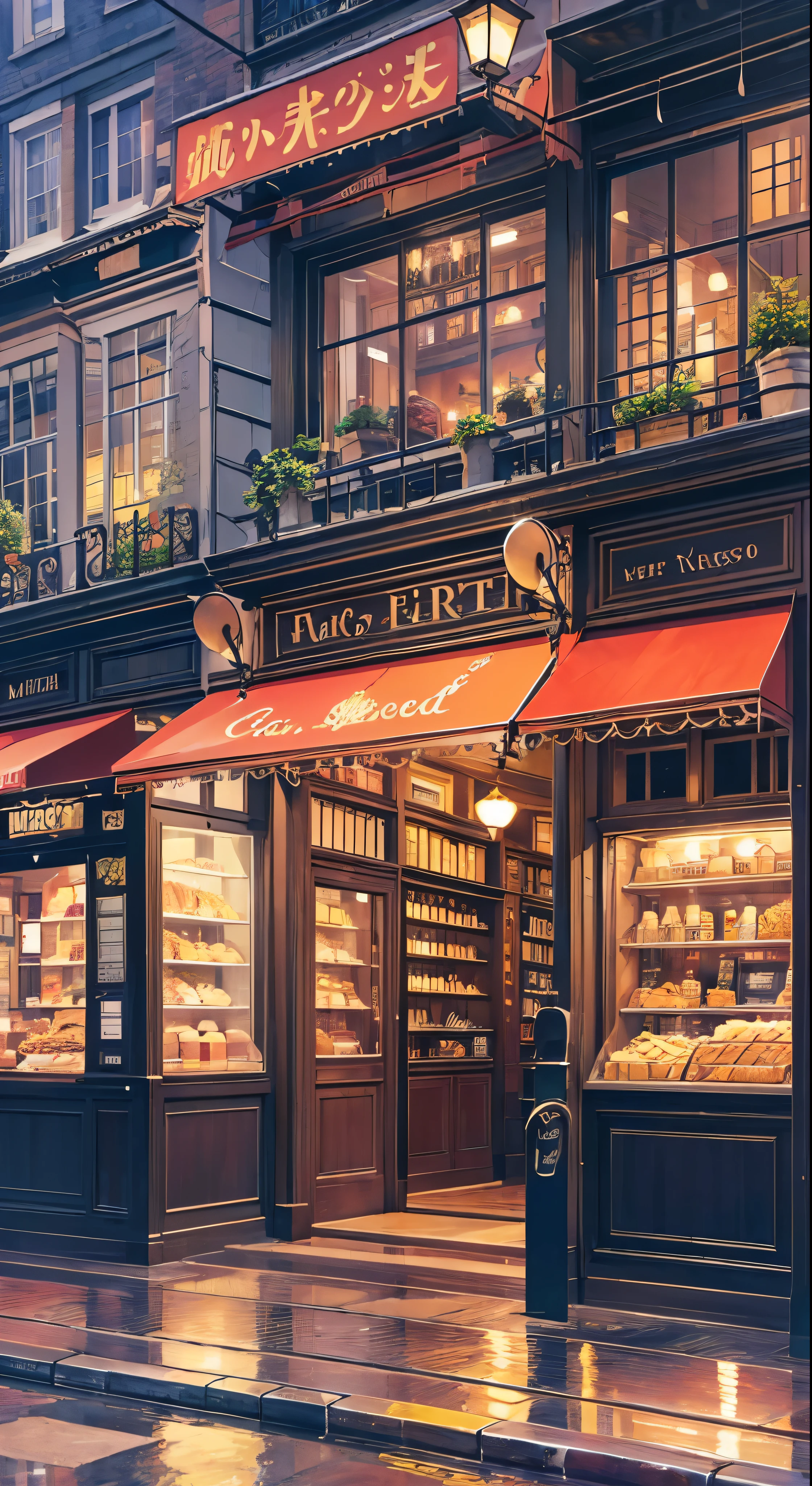 [(transparent background: 1.5)::5],(((masterpiece))),(((best quality))),(((extremely detailed))),illustration, mysterious,vivid color, shiny , (impressionism: 1.4), Pret A Manger, French Fries, Family Barrel, Fish and Chips, (snack bar), (food stand), london, harry potter, Harry Potter, wizarding world, eatery, cuisine, food service, typography, type design, magical style, mystical font, 