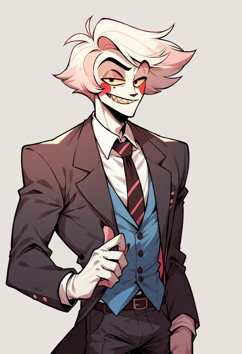 Hazbin Hotel American Animation,male,suit,tie