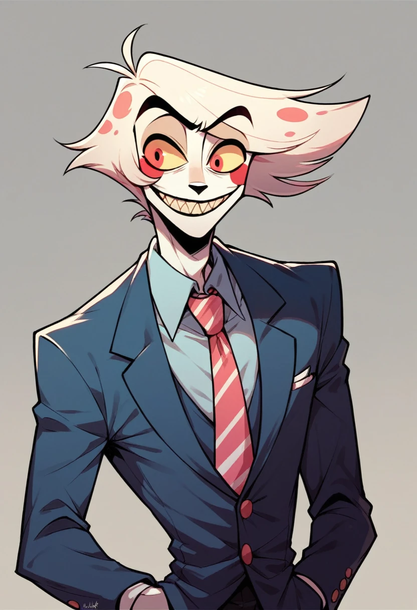  Hazbin Hotel American Animation,male,suit,tie
