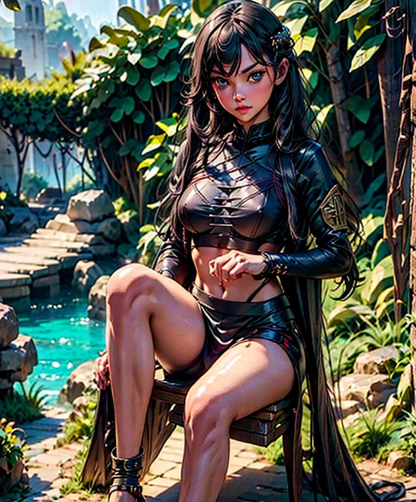 score_9, score_8_up, score_8, (((Single character image.))) (((1girl))) (((Solo))) (((Dressed in medieval fantasy attire.))) (((She wears medieval fantasy attire.))) Generate an attractive, sexy female adventurer for a fantasy setting. Behind her is the crumbled ruins of a dark destroyed medieval city. She looks dangerous, untrustworthy and somewhat sinister. She has an intimidating, sinister stare. Alluring body. Perfect body. It is dark and night time. adventurer, athletic build, excellent physique, confident, gorgeous face, gorgeous body, detailed and intricate, fantasy setting,fantasy art, dungeons & dragons, fantasy adventurer, fantasy NPC, attractive , ultra detailed, epic masterpiece, ultra detailed, intricate details, digital art, unreal engine, 8k, ultra HD, centered image award winning, fantasy art concept, digital art, centered image, flirty, best quality:1.0,hyperealistic:1.0,photorealistic:1.0,madly detailed CG unity 8k wallpaper:1.0,masterpiece:1.3,madly detailed photo:1.2, hyper-realistic lifelike texture:1.4, picture-perfect:1.0,8k