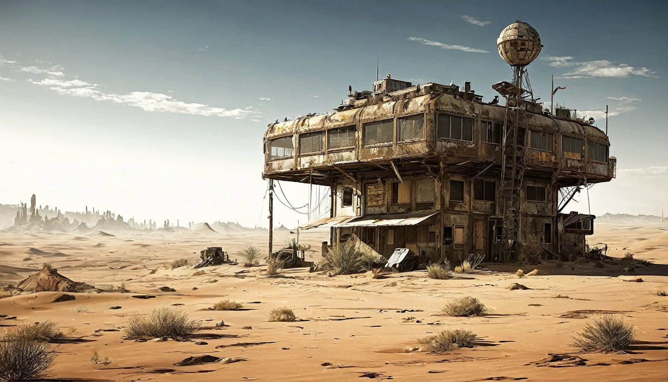 satellite desert post apocalyptic