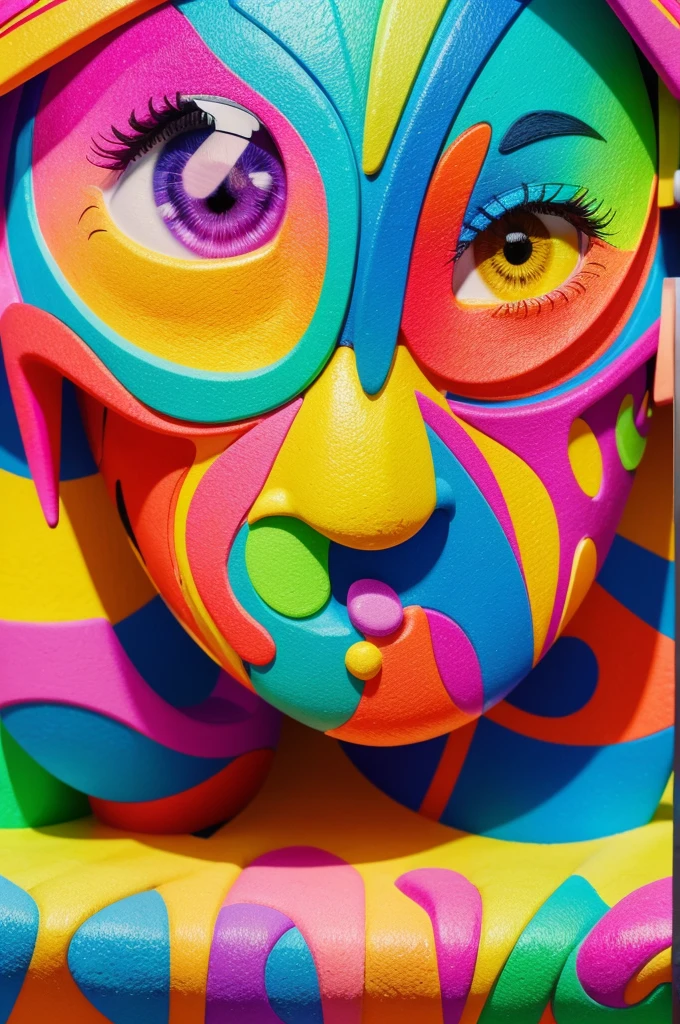 "Generate an eye-catching, vibrant background in 3D with a dynamic blend of bright, playful colors. The design should be visually stimulating and appealing to children, incorporating a mix of gradients, patterns, and textures to create depth and interest. Avoid using any text or images; focus solely on creating an engaging and colorful backdrop suitable for a kids' cartoon thumbnail."