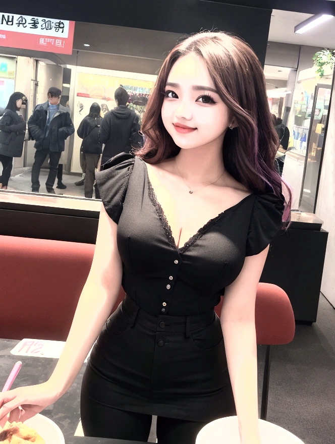 Miniskirt, detailed genitals, detailed eyes and face, big tits, detailed pants, hips forward, pants off, air bobbing, tucked in, long lashes, firm round eyes, blush, curl, multi-colored hair, surrealism, drop shadow, anaglyph, stereo grams, point of view, atmospheric perspective, 8K, super detail, highest quality