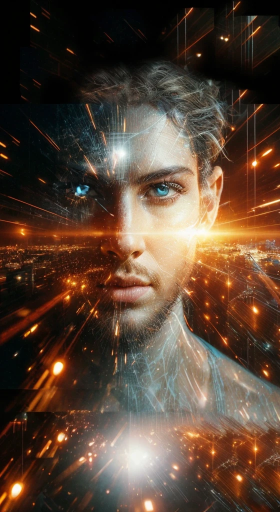 a very real image. an elevated dimension, full of peace and love. Photorealism, full view, very detailed image, very realistic, hyperrealism, cinematography, Ultra HD, 8k, Unreal Engine 5, sharp focus, intricate and mysterious masterpiece. (Long exposure photography Highly detailed, high-detailed close-up portrait art illustration - Final quality medium shot, backlit, rich and eye-catching. Enigmatic and mysterious manipulations (rule of thirds composition), ((detailed environment with lines strong), Better quality, on camera, white light, warm and clean aesthetics, dazzling screen composed of millions of bright ultraviolet lights, HDR.