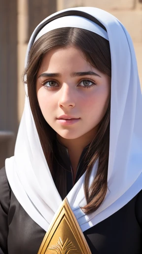 Make a Young Hasmonean Actress focus on the face