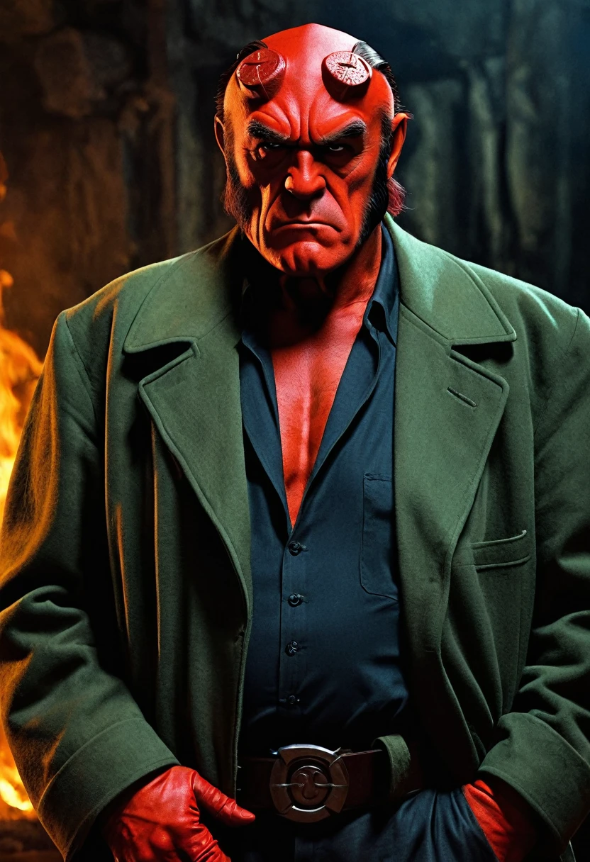 Sean Connery as Hellboy realistic as movie description