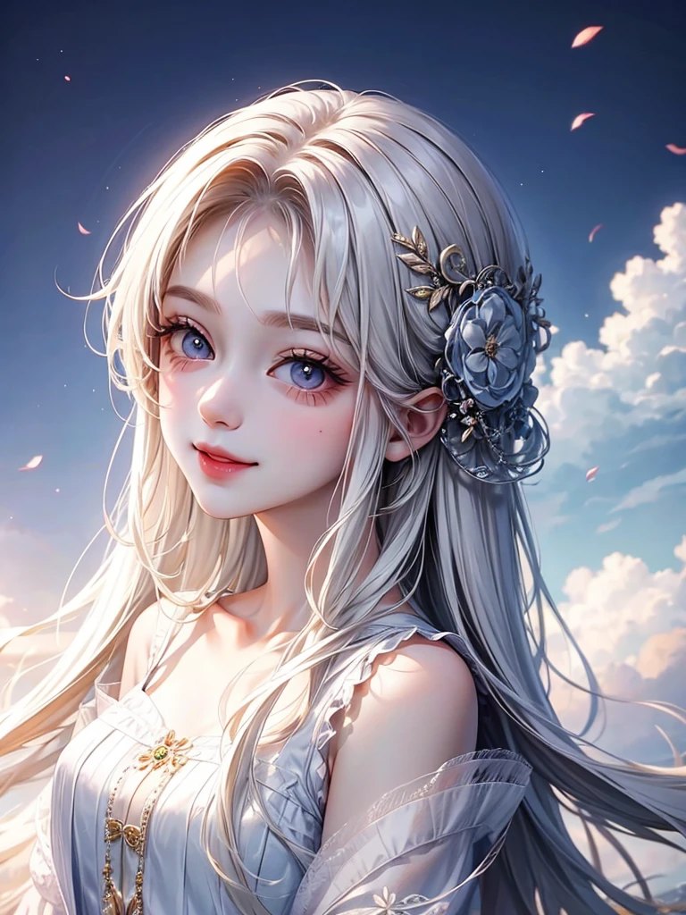 delicate　Big eyes　I have long hair　Cute girl　smile　シンデレラ