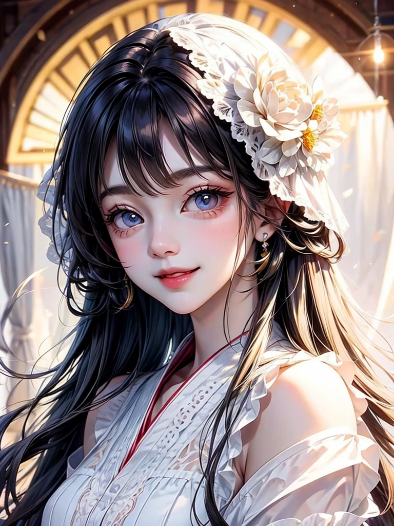 delicate Big eyes I have long hair Cute girl smile シンデレラ