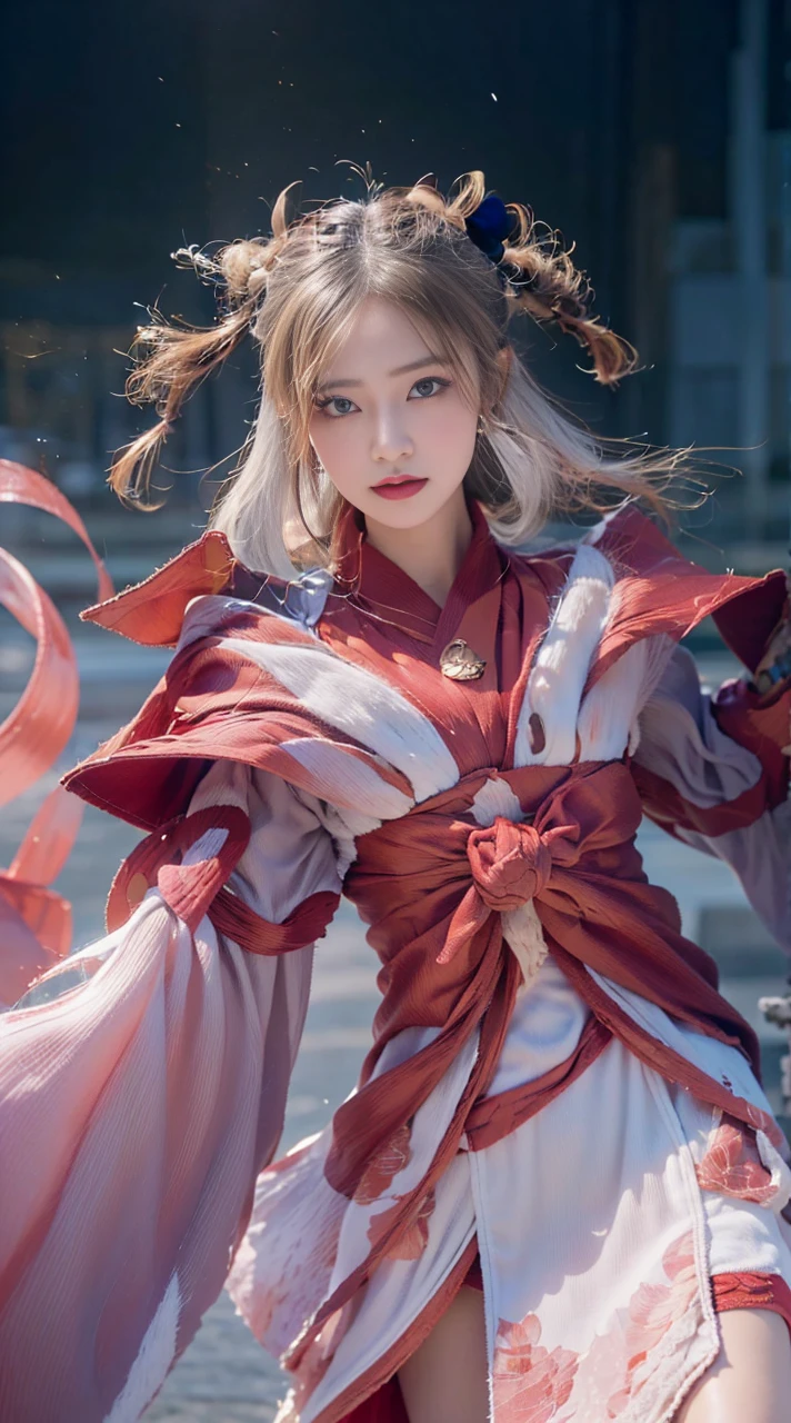 Wolfcut Women，Beautuful Women，Stroll through the business district、Portrait of a woman in a coat, top-quality、hyper HD、Yoshitomo Nara, Japanese Models, Beautiful Japan Girl, With short hair, 27-year-old female model, 4 K ], 4K], 27yo, sakimichan, sakimichan