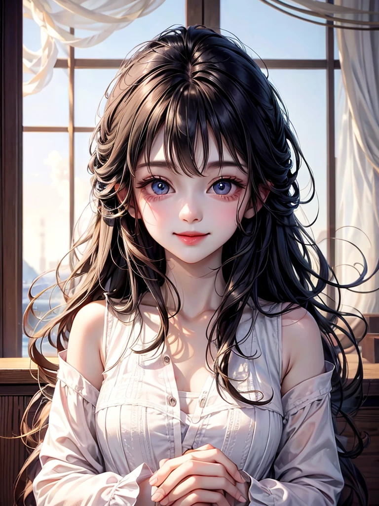 delicate Big eyes I have long hair Cute girl smile シンデレラ