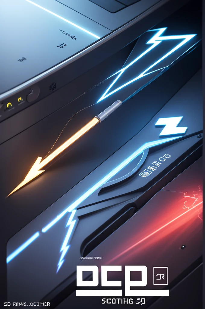 create brand logo, operational amplifier symbol, S shaped lightning bolt.