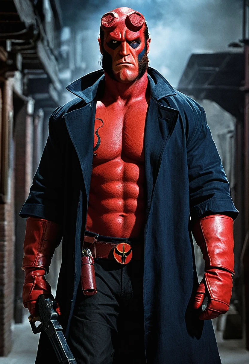 Jack Kesy as Hellboy realistic as movie description