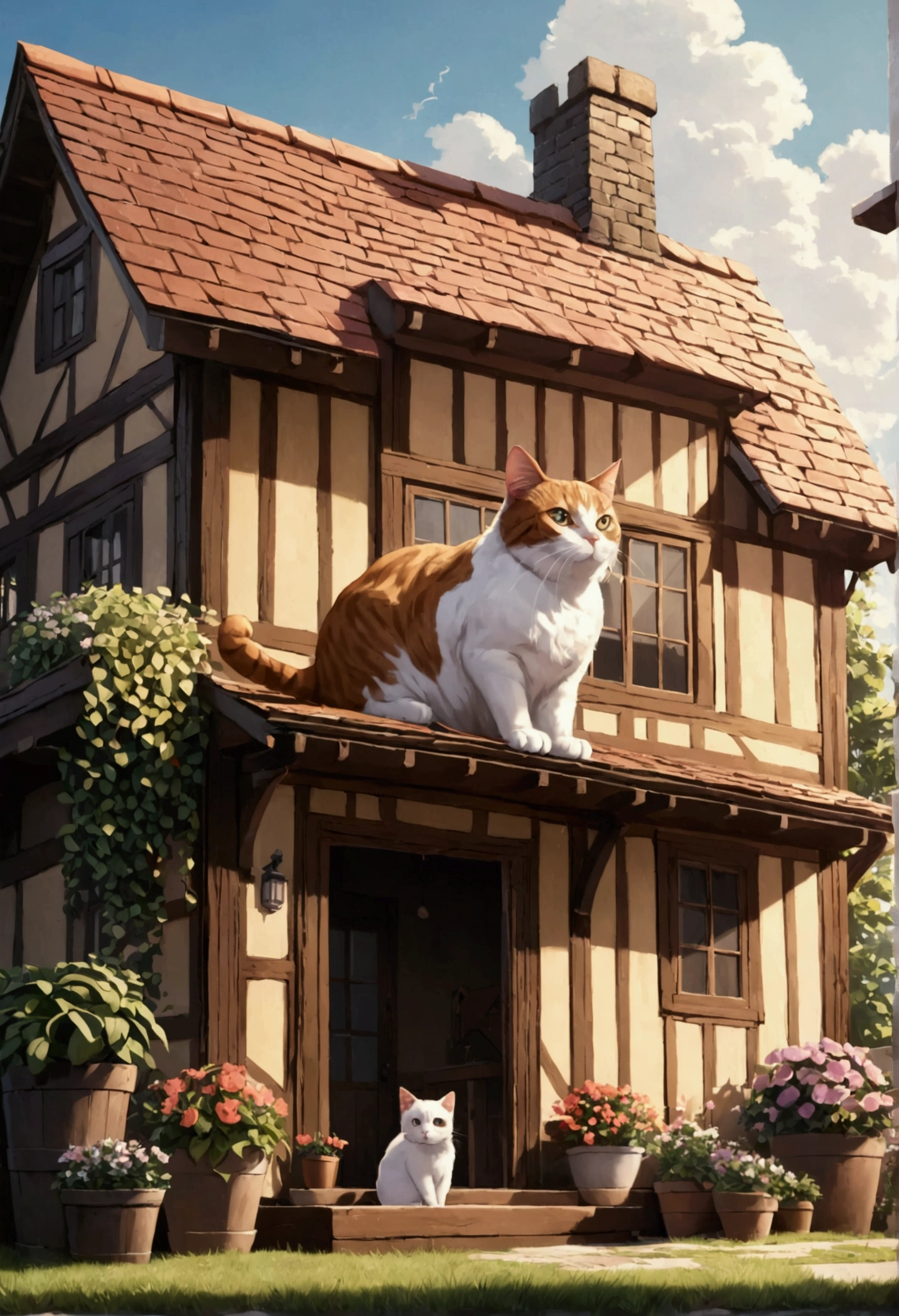 A cat bigger than a house