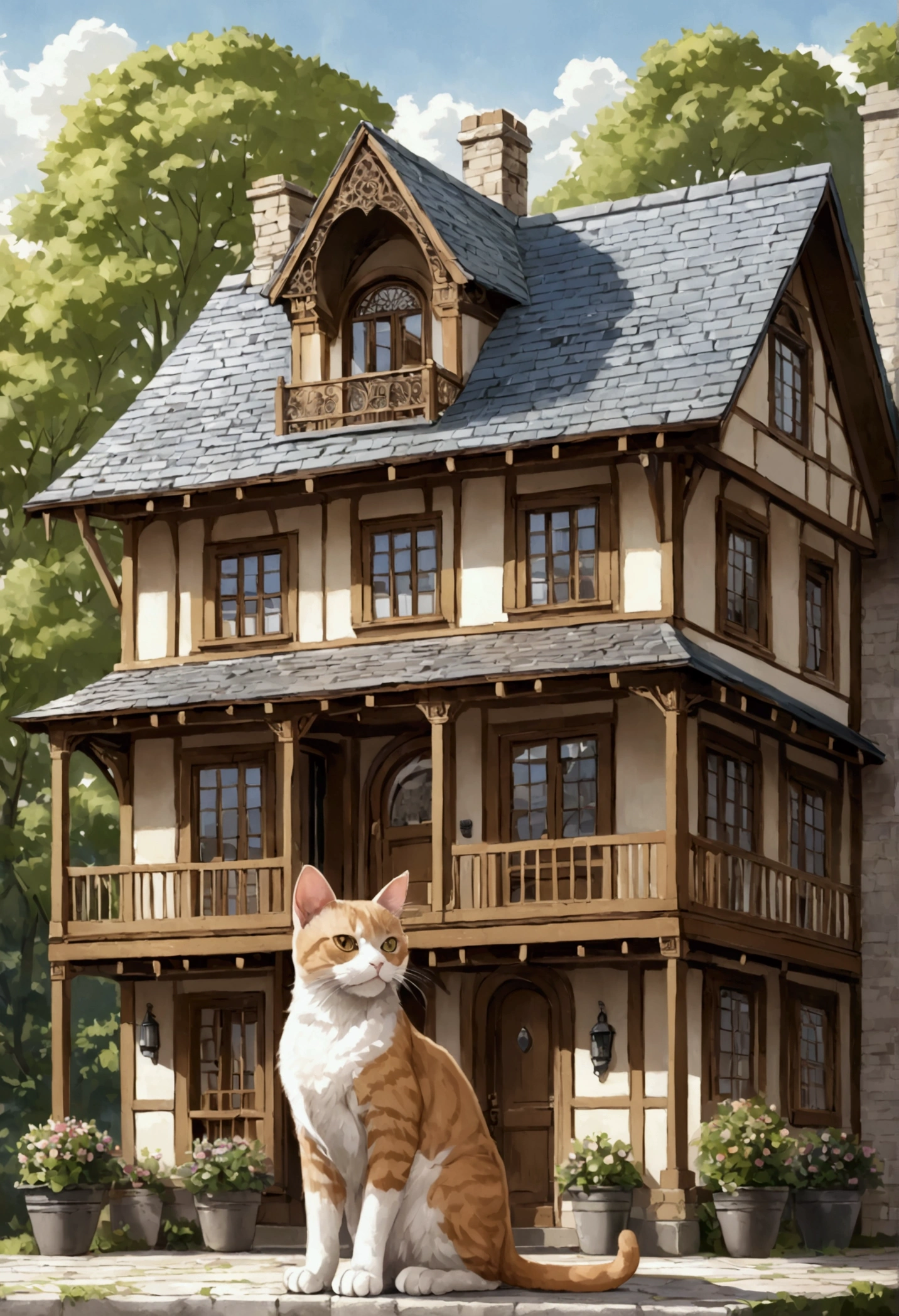 A cat bigger than a house