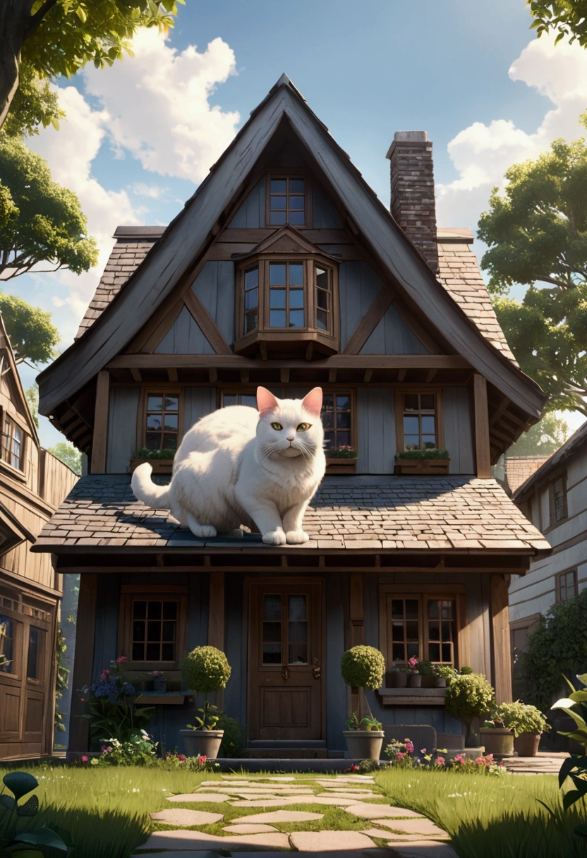 A cat bigger than a house