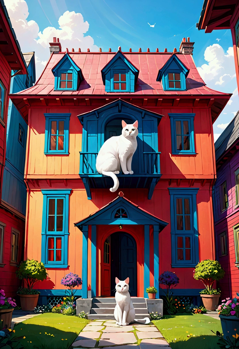 A cat bigger than a house