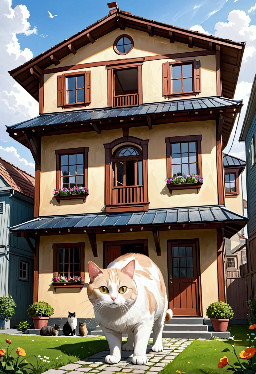 A cat bigger than a house