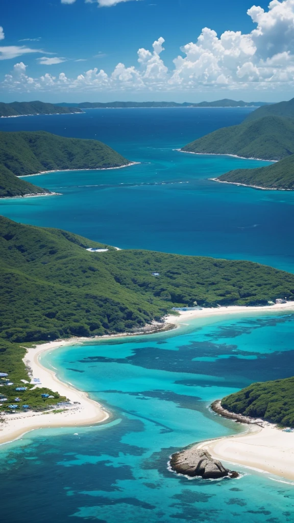 It creates a beautiful sea of very beautiful blue water that gives a lot of tranquility that is like a dream without people there. 