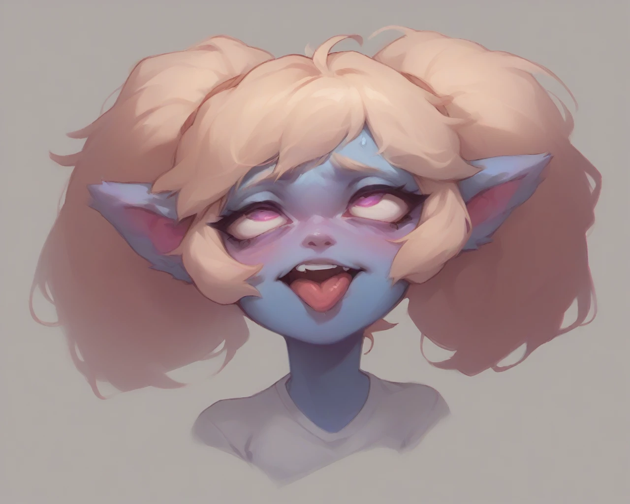 poppyy horny ahegao face sfw steam artwork detailed and t shirt