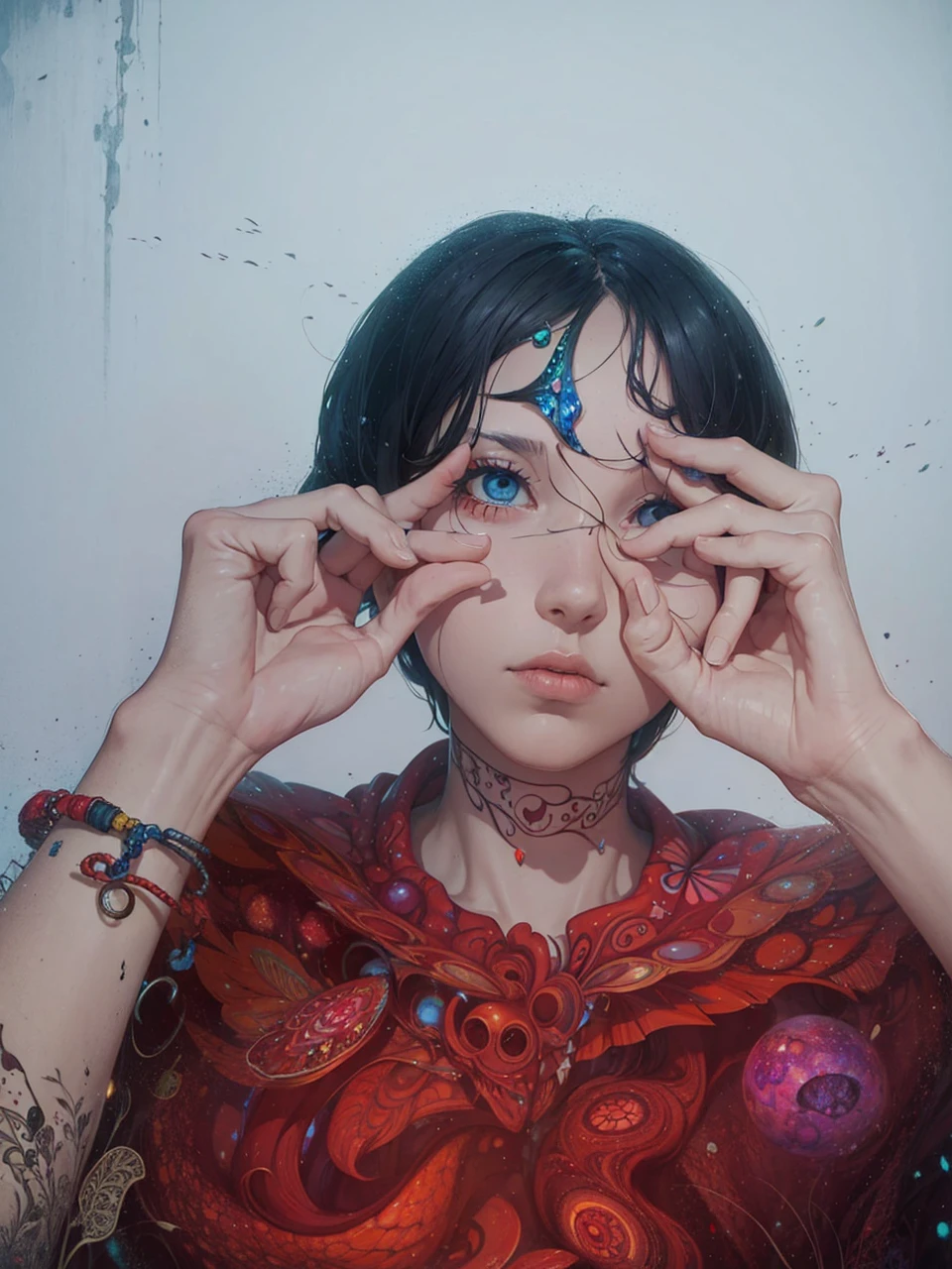 Artwork, surrealism, psychedelic, trippy.