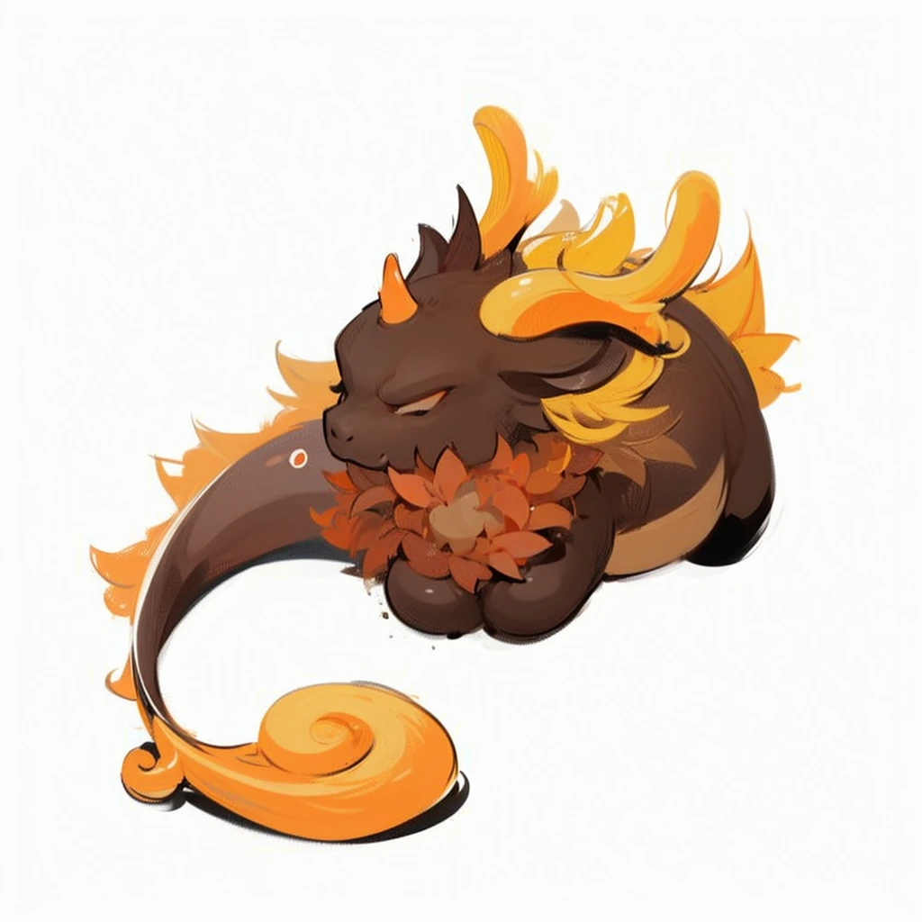 Dragon with red scales, big eyes, Disgruntled face Japanese,{{best quality}}, {{masterpiece}}, {{ultra-detailed}}, {illustration}, {detailed light}, {an extremely delicate and beautiful}