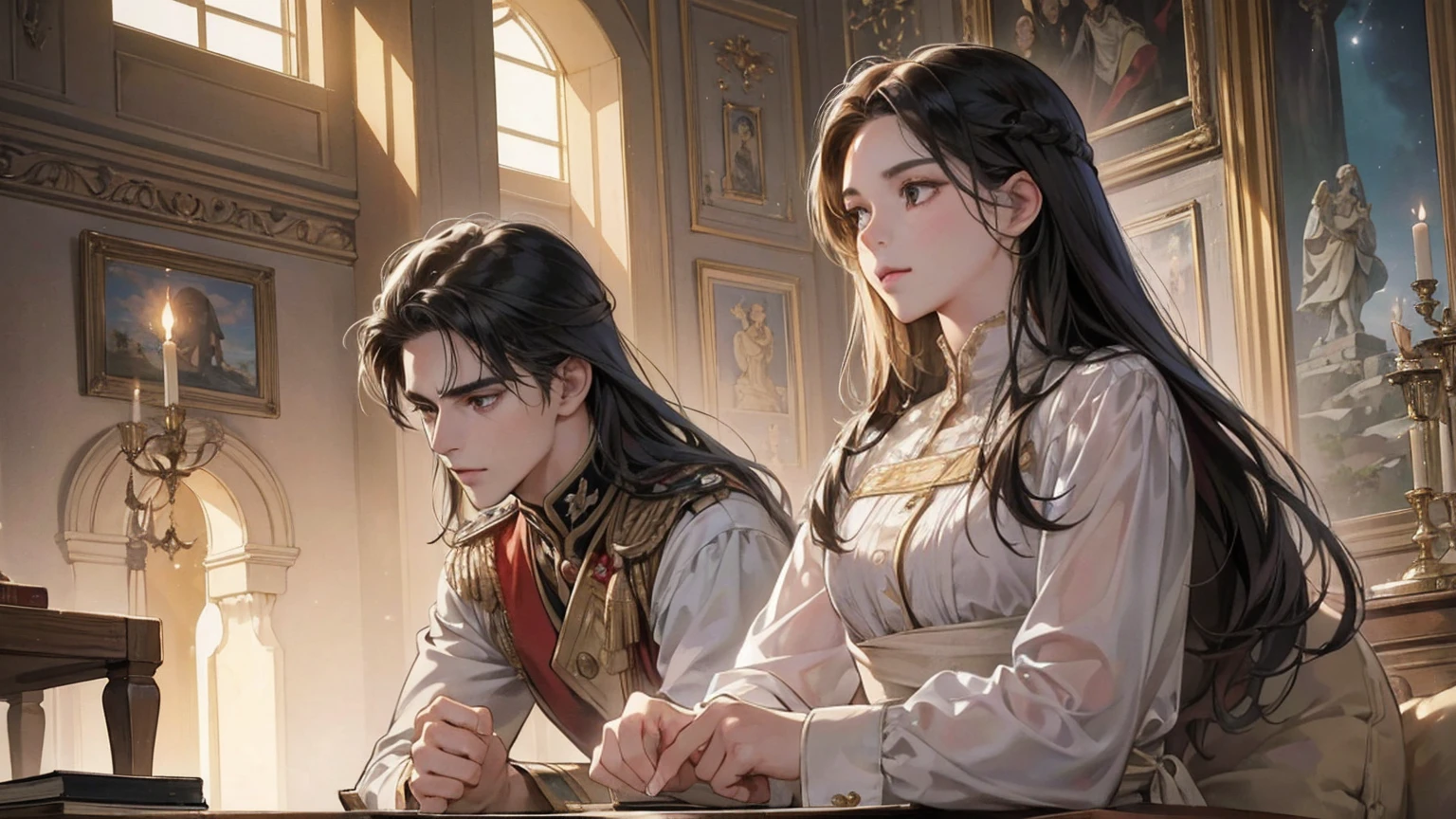 masterpiece, 最high quality, high quality, Very detailed 8k CG unit wallpaper, Depth of written boundary, High resolution, Realistic, Very detailed, Complex, Attention to detail, 月を映す太陽masterpiece, 最high quality, Very detailed, (((masterpiece, 最high quality, High resolution, Attention to detail)))), ((最high quality, 8k, masterpiece:1.3)),Constantine the Great. Destined to become Emperor of Rome. A boy's growth story. He is a dangerous young man who is friendly and gentle in his daily life, but becomes ruthless and ruthless when necessary. Like a lion. A man who has had an immeasurable impact not only on the Roman Empire, but on the rest of the world. Days of military training, academic education, and field practice in the Roman Eastern Empire. The training and trials of the elders. power struggle. friendship. adventure. His complicated relationship with his father. A mother to protect. Pure love with a pretty and adorable girl who must be protected. Fresh youth. Battle between Germania and Persia. Recapture of Alexandria, Egypt. lyrical. Dramatic. Heartful. romantic. Real. masterpiece. Super high quality. Ultra high definition. Divine work. A Hollywood historical masterpiece. Drama. Luxurious. Majestic. magnificent. delicate. detail. Elaborate. passion. Cold-hearted. Epic romance.