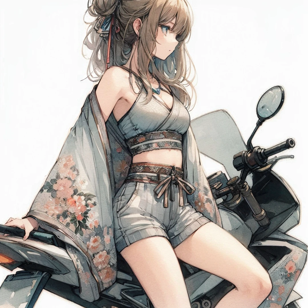 Official art using high-quality hand-drawn watercolor sketch techniques. (best quality,4k,8k,highres,masterpiece:1.2),ultra-detailed,beautiful detailed eyes,A girl with beautiful eyes, everyone, beautiful anime girl, cute anime girl, smooth anime art, anime style, elegant colors, soft lighting, delicate beautiful eyes, very coquettish, (beautiful large breast:1.2), (correct hands:1.2),