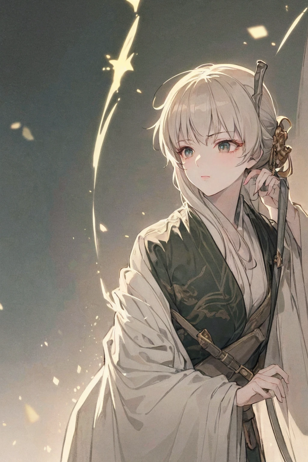 (extremely detailed 8K wallpaper),(ultra-detailed),(best quality),(masterpiece),(highly detailed),(cinematic lighting),(Original),Cold ligh,moody,(Chinese elaborate-style painting ),ink style,32K depth of field,1girl,solo,((busts)),((red marks on forehead)),(((villain image))),(snow)