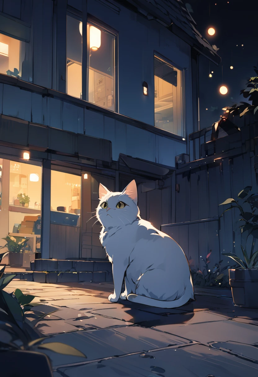 Night view Cat