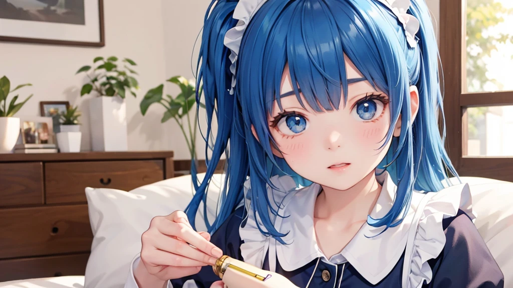 1 boy, fellatio, penis、(highest quality)), ((masterpiece)), (Familiar), Perfect Face、throw,1 boy, penis, Chest Blowjob, Paizuri, penis is between breasts, penis in breasts, Breast compression, Blowjob,Shiny skin,Beautiful breasts,how,Shiny skin、Kyoto Animation style painting、bed、Kneel、glans licking、Oral Service、Top view、Handjob and licking、Close angle,cum,service ,suit,Fishnet tightoment of、Rem from Re:Zero、School swimsuit