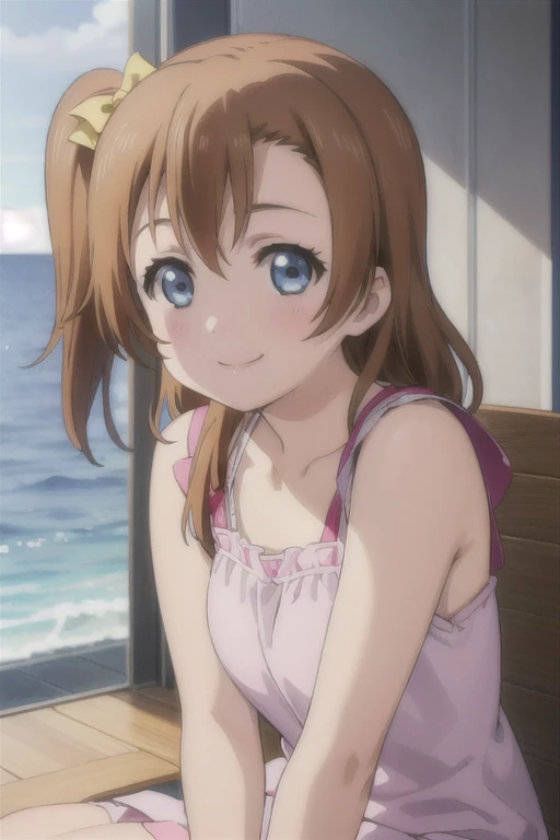 (((pixel-perfect, detail-perfect))), solo, 1girl, honoka kousaka, , looking at viewer, smile