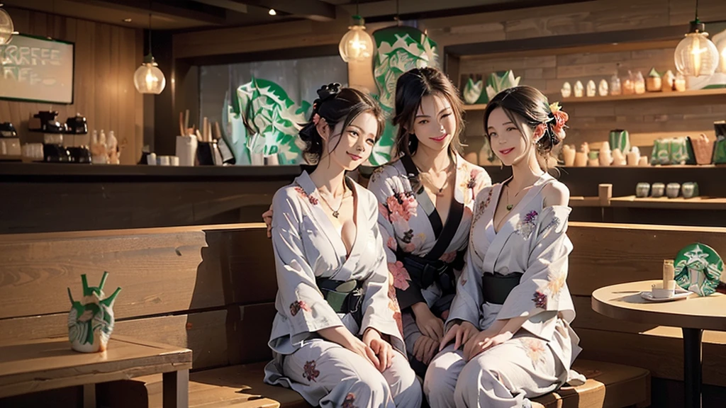 (((((((((Emphasize cleavage)))))))))
(((((((Bra is visible)))))))
(((((((((I can see your shoulders)))))))))
(((((((((Three Women)))))))))
(((((((((((Woman in floral yukata))))))))))
((((((White skin))))))
((((((Heavy makeup))))))
((((((Beautiful Face))))))
(((((((((Full body photo)))))))))
(((((((お洒落でcuteInside the Starbucks store)))))))
8k、RAW Photos、Highest quality、Super detailed、Super Resolution、Ultra HD、8k wallpaper、Amazing details
(((((((((((Inside the Starbucks store)))))))))))、
((((((Sit down and eat cake、Drink Starbucks coffee、smile))))))、((Heart Necklace))
Modern and sleek design:Interior design using natural materials、Many of the designs are warm and made using wood and metal.。 Large windows:自然光をたっぷり取り入れるためのLarge windowsがあり、Providing a bright and open space。 Green Interior:Potted plants are effectively placed、It creates a relaxing atmosphere。 artwork:Works by local artists、Starbucks-related art on display。 Cozy seating:Cushioned chairs and sofas、Bar sheet etc.、A variety of seating options available。 Open kitchen area:Being able to see how drinks and food are made、We provide peace of mind and transparency。 Unique lighting:Antique lamps and chandelierodern lighting fixtures are used。 Comfortable background music:Relaxing music is playing、A comfortable space is provided。 Wide々Table space:一人でもグループでも使いやすいWide々There is a table with。 Community Table:There is a large table where you can socialize with other customers.。 Seasonal decorations:The decorations are themed according to the season.。 Design with a local feel:The design incorporates the local culture and characteristics.。 Fragrance production:コーヒーの香りが店内にWideがり、A space that satisfies the five senses has been created.。 Conversation with a barista:フレンドリーなConversation with a baristaが楽しめるカウンターエリアがあります。
8k、RAW Photos、Highest quality、masterpiece:1.2、Super detailed、Super Resolution、Ultra HD、8k wallpaper、Amazing details、Photorealistic:1.4、Having fun by the water、Full Body Shot、Full body photo、High-resolution RAW color photos、Professional photos、A scene full of emotion、Very detailed and beautiful、Ultra HD、8k wallpaper、Amazing details、Huge file sizes、Highly detailed beautiful girls、Highly detailed face Highly detailed eyes、Extremely realistic skin、 Highly detailed fingers, Highly detailed nose, Highly detailed mouth, Perfect Anatomy, Highly detailed background, Highly detailed clothing, Teen, cute女の子, Famous Japanese Idols, cute, Realistic body, Slender, White skin, Glowing Skin, Slim body, Realistic Face, Delicate eyes, double eyelid,Small hands