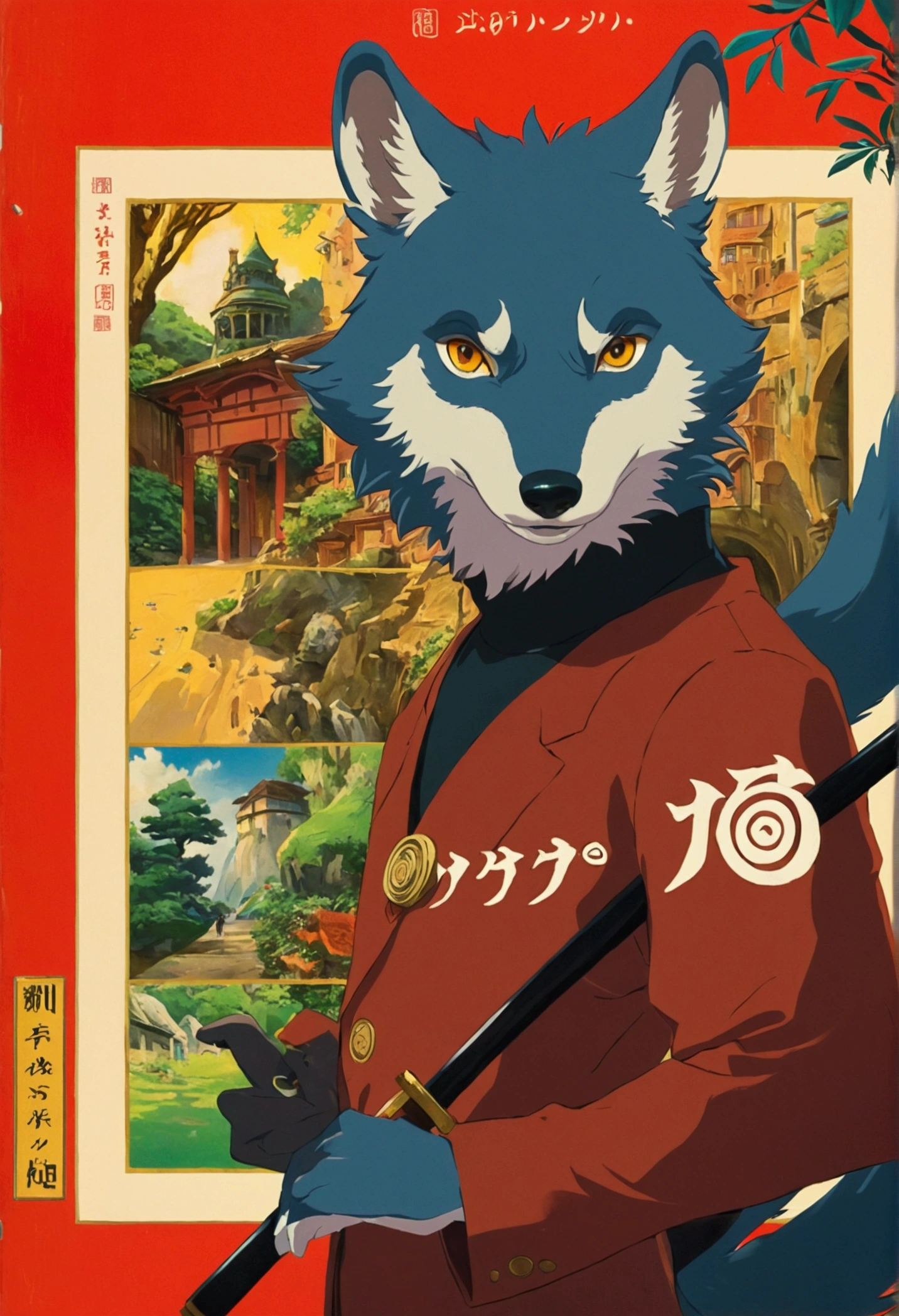 Ghibli, education background, wolf, freshman 