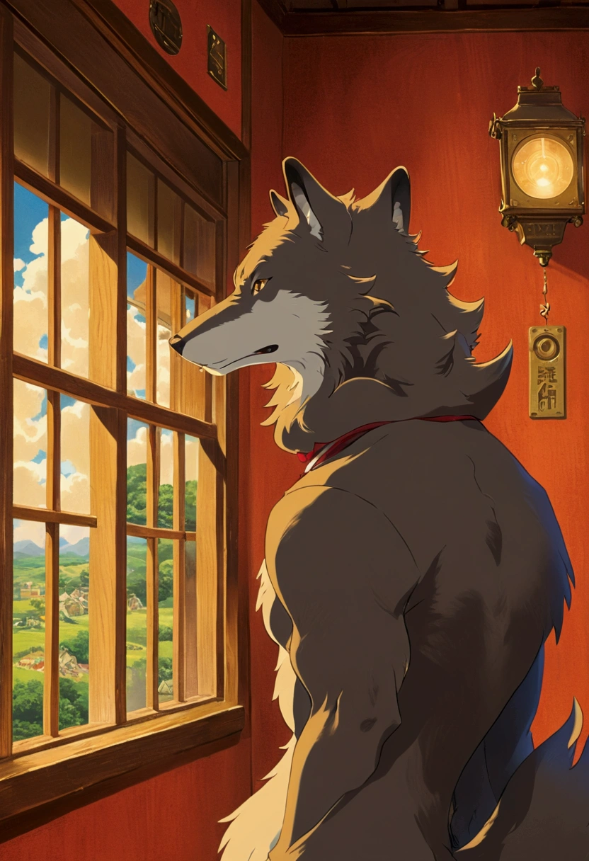 Ghibli, education background, wolf, freshman