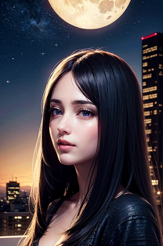 no humans, fantasy, cinematic lighting, strong contrast, bj_city_of_wisdom, city, detailed(shadow,glow),
BREAK(beautiful detailed nose, beautiful detailed eyes, perfect anatomy),
BREAK(cozy , scenery, outdoors, detailed city, wide view, starry night, moon, star_\\(sky\\)),
extremely detailed, CG, 8k Amazing, finely detail, (masterpiece:2.0, best quality), (intricate details, depth of field),