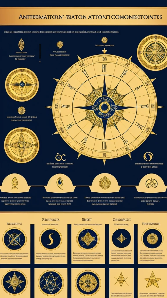 Create an image that combines elements of astrology and numerology, while emphasizing a rational approach. Depict an astrological chart and numerical symbols presented in a scientific context, with infographics, diagrams and statistics that illustrate their impact and application in the modern world. Add elements that emphasize analytical approach and critical thinking, all in the same styl