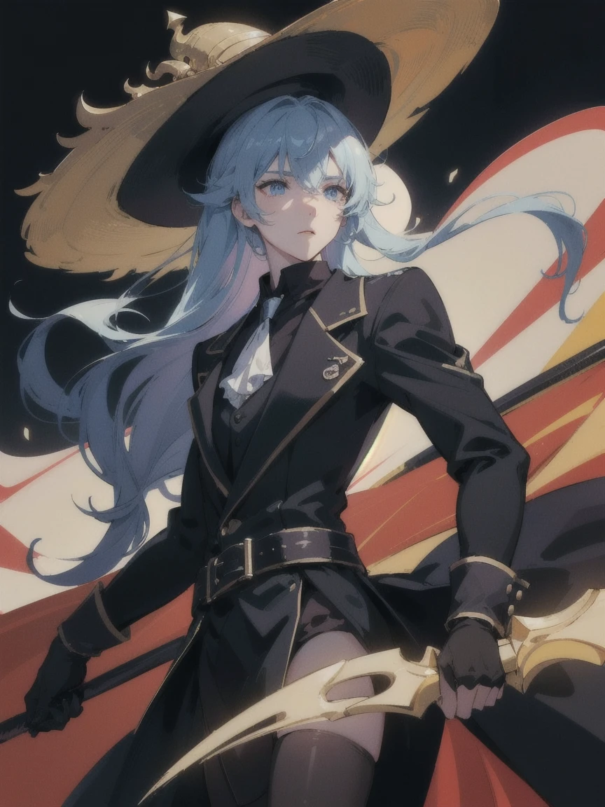 (Depth of written boundary, f/4.0, 135mm, Nikon, uhd, masterpiece, Super detailed,4K,Wide-area lighting)、One male、phantom thief's outfit、silk hat
