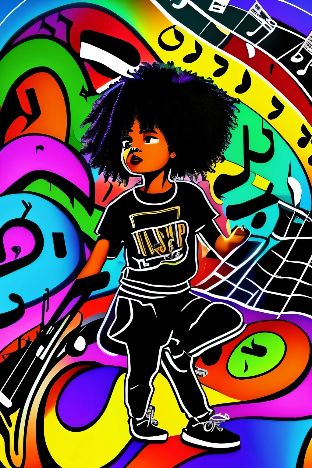 A background filled with scattered musical notes in various sizes and colors

A background completely filled with scattered musical notes in various sizes and colors, covering the entire screen.

beautiful girl colorful image

Dance hiphop Dance CREW  Waacking Dance

Punking 


black medium hair black medium hair 

Five fingers Baggy clothes Baggy clothes